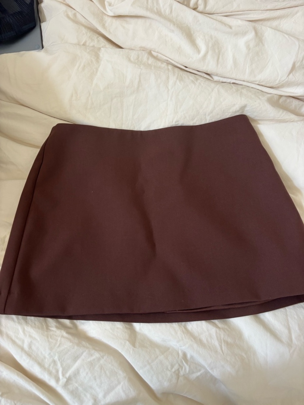 Zara Chocolate Brown Mini Skirt